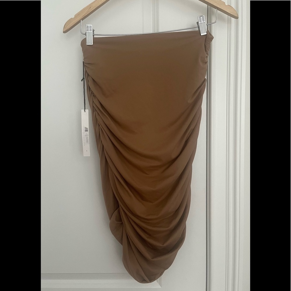 SUSANA MONACO GATHERED SIDE TUBE WOMEN’S DRESS Sz. S NWT